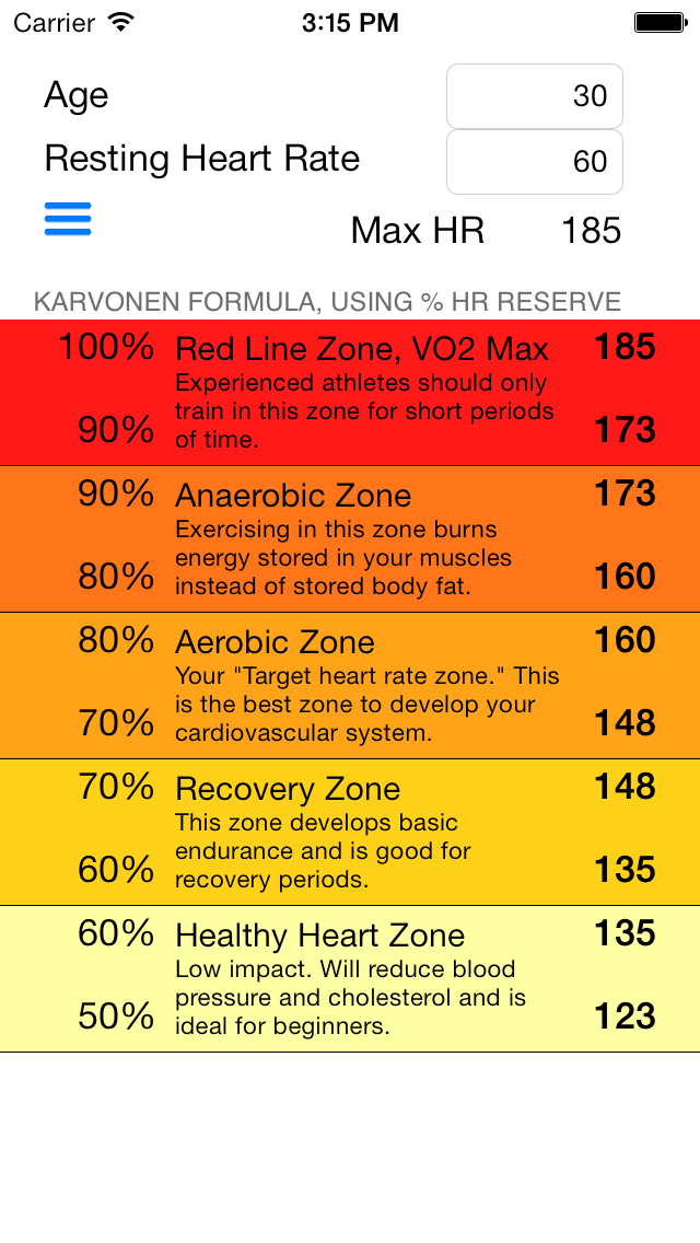 BikeSmart rides screen